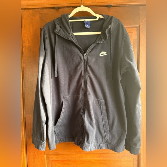 Vintage Nike Blue Tag Navy Zip-Up Hoodie - Picture 1 of 6